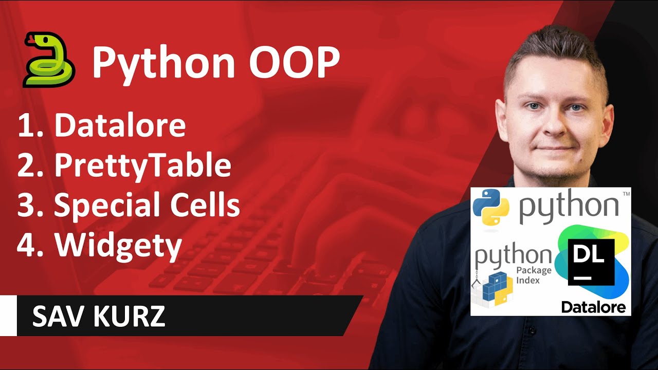 Online Kurz Objektové Programovanie Python - Ako používať Pekné Tabuľky (Pretty Table) a Widgety?