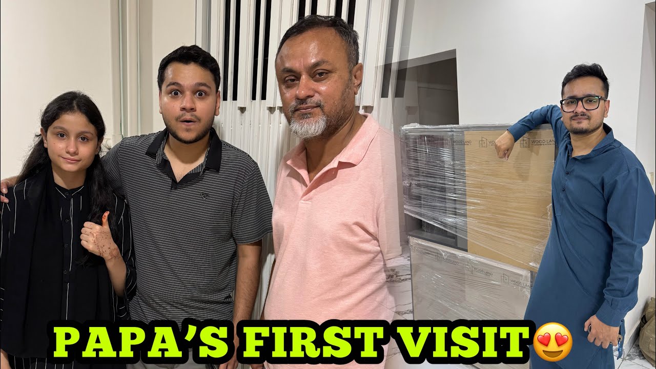 Papa ko zabardasti apny new ghar lekar chala gaya😂finally papa happy❤️