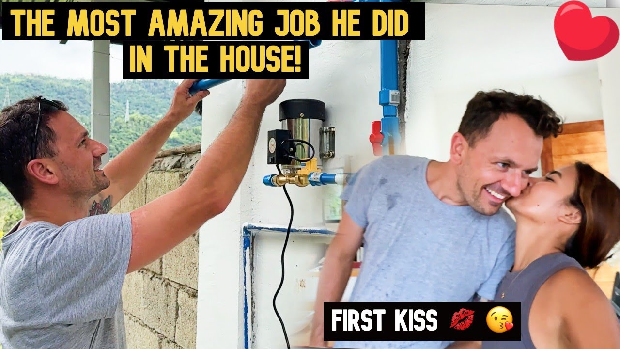 The  Most Amazing Job He Did In The House - Installing Water Pump!