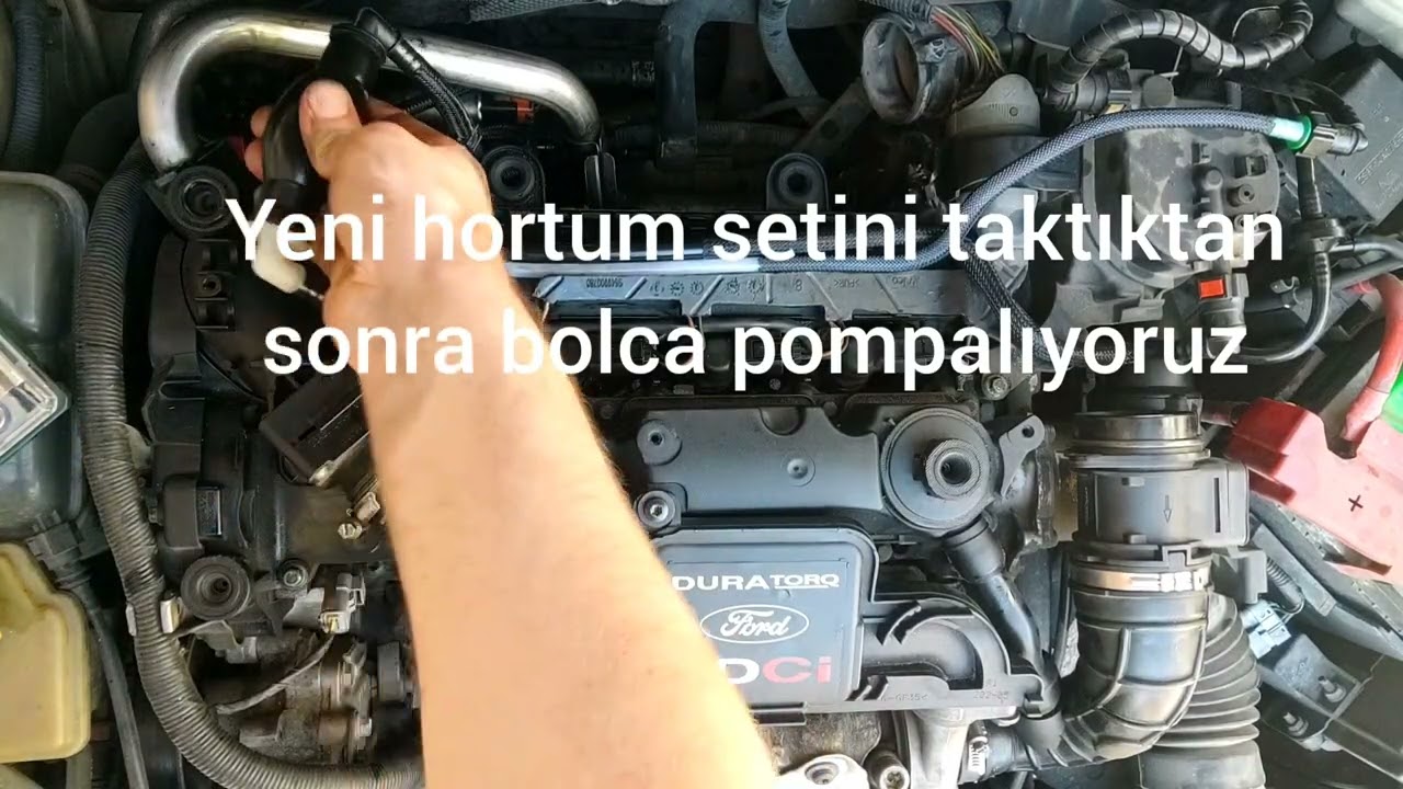 2004-2008 ford Fiesta kronik mazot hortum kaçağı vakvak set değişimi