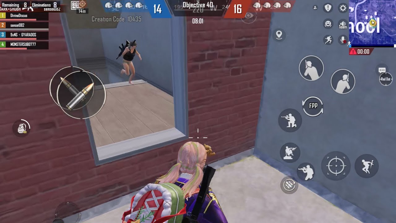 4 vs 4 Apartment fight without shotgun  #bgmi#Wow Mode
