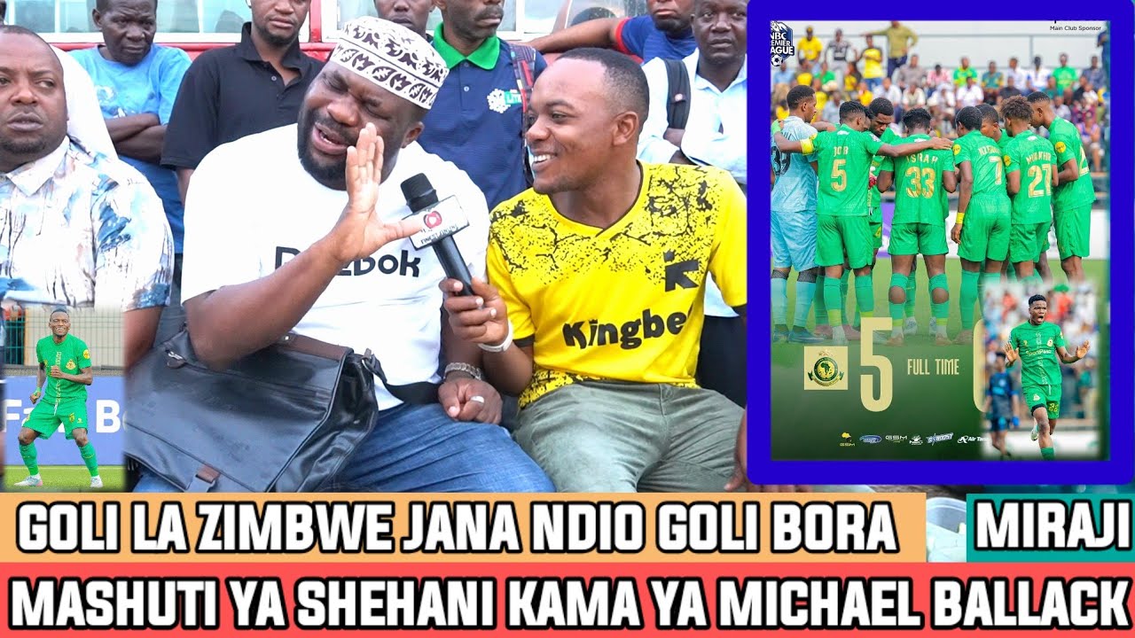 MIRAJI GOLI LA |ZIMBWE NDIO GOLI BORA|AISE MHESHIMU YANGA KULA 5 KAWAIDA|JKT WASHUKURU ZILIKUWA 6😂
