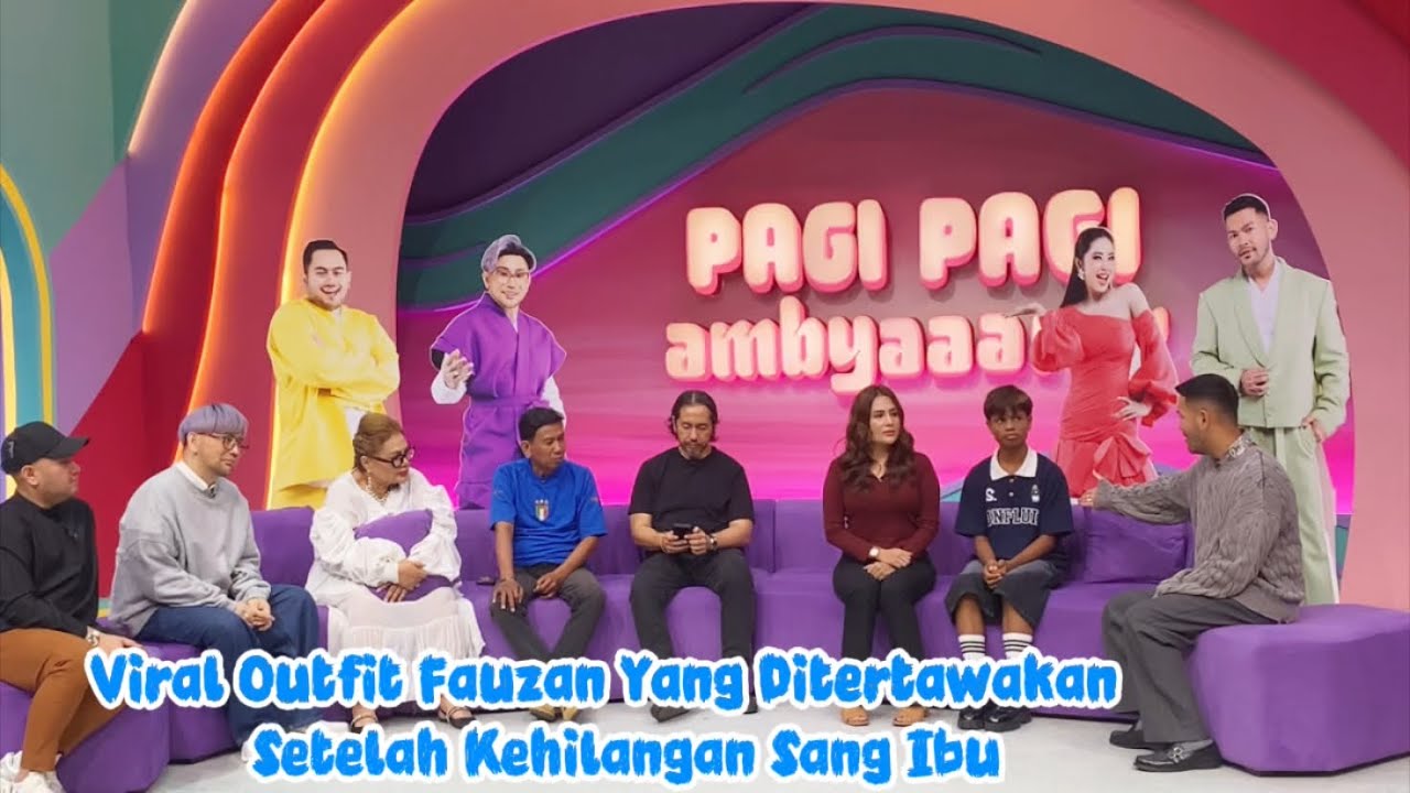 VIRAL OUTFIT FAUZAN YANG DITERTAWAKAN SETELAH KEHILANGAN SANG IBU