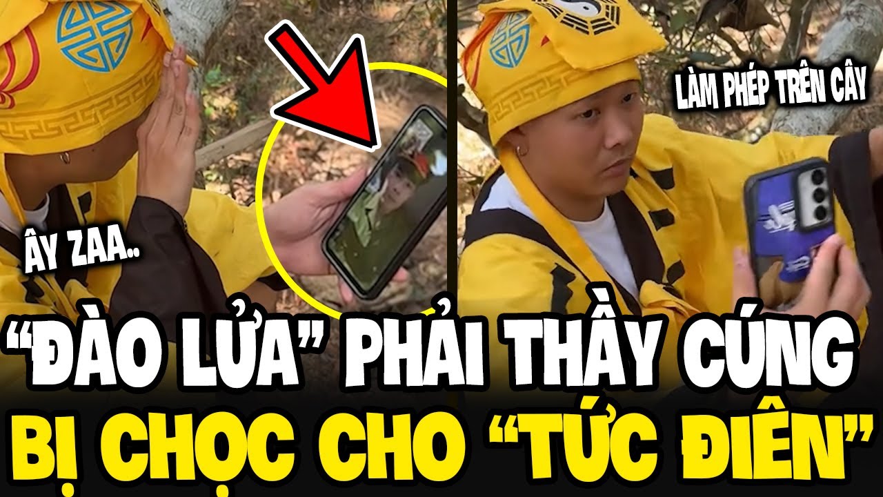 Đi 'ĐÀO LỬA' qua điện thoại gặp phải  THẦY CÚNG. anh công an 'PHA KE' GIẬN RUN NGƯỜI | Tin 3 Phút