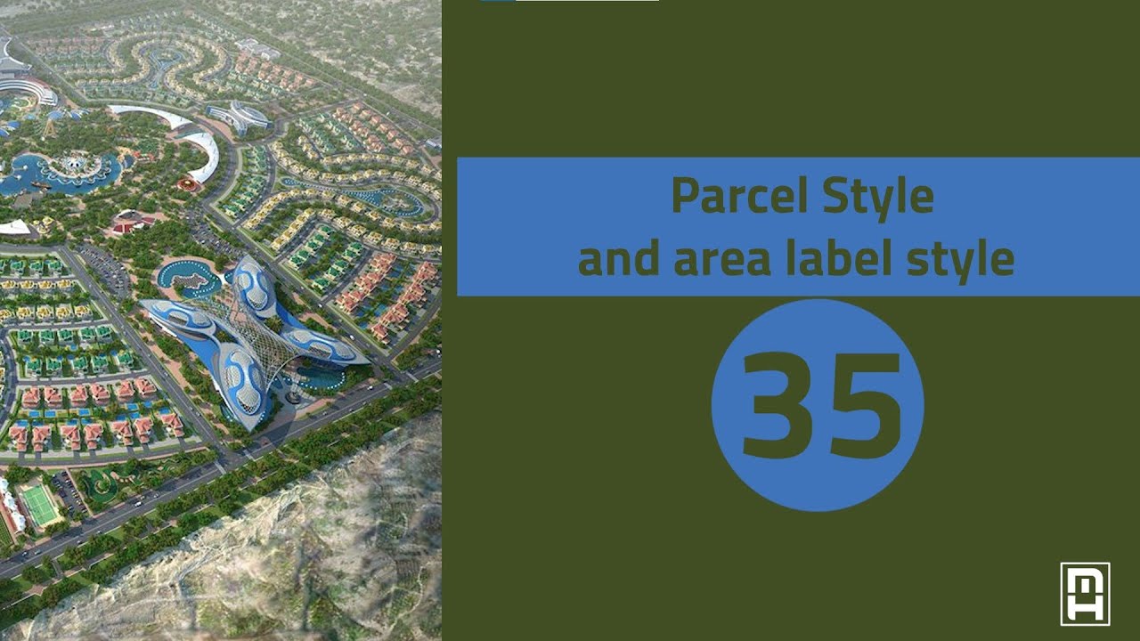 Course civil 3d 2020: Parcel style and label style