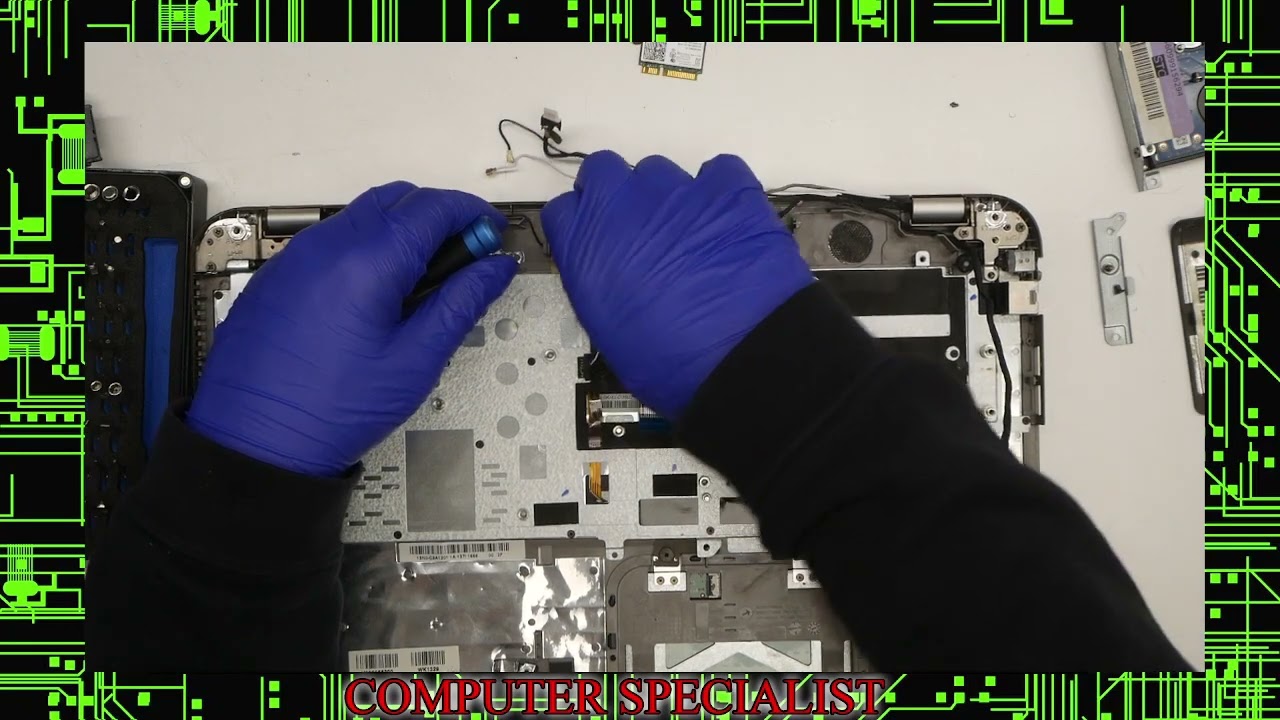 Toshiba Satellite P55t-A Palmrest + Screen Assembly Replacement