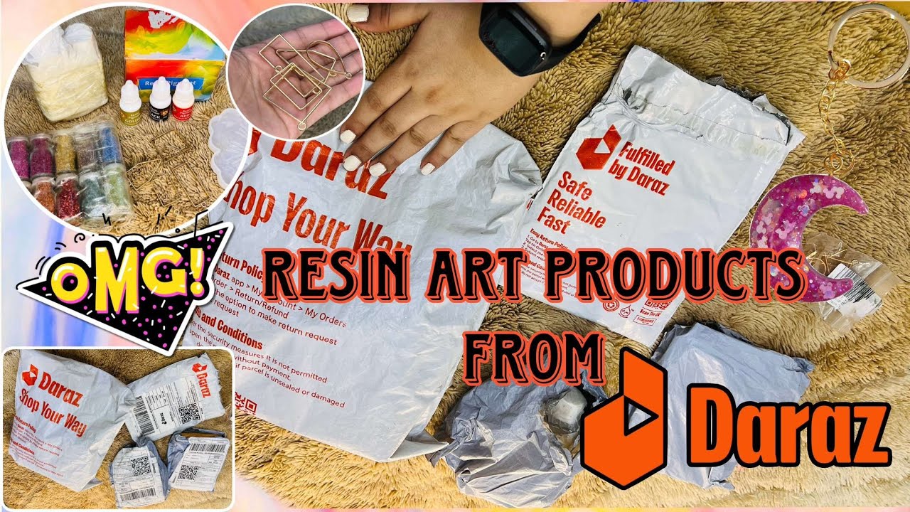 Daraz Shopping Haul🛍️ All Resin art products from Daraz😍