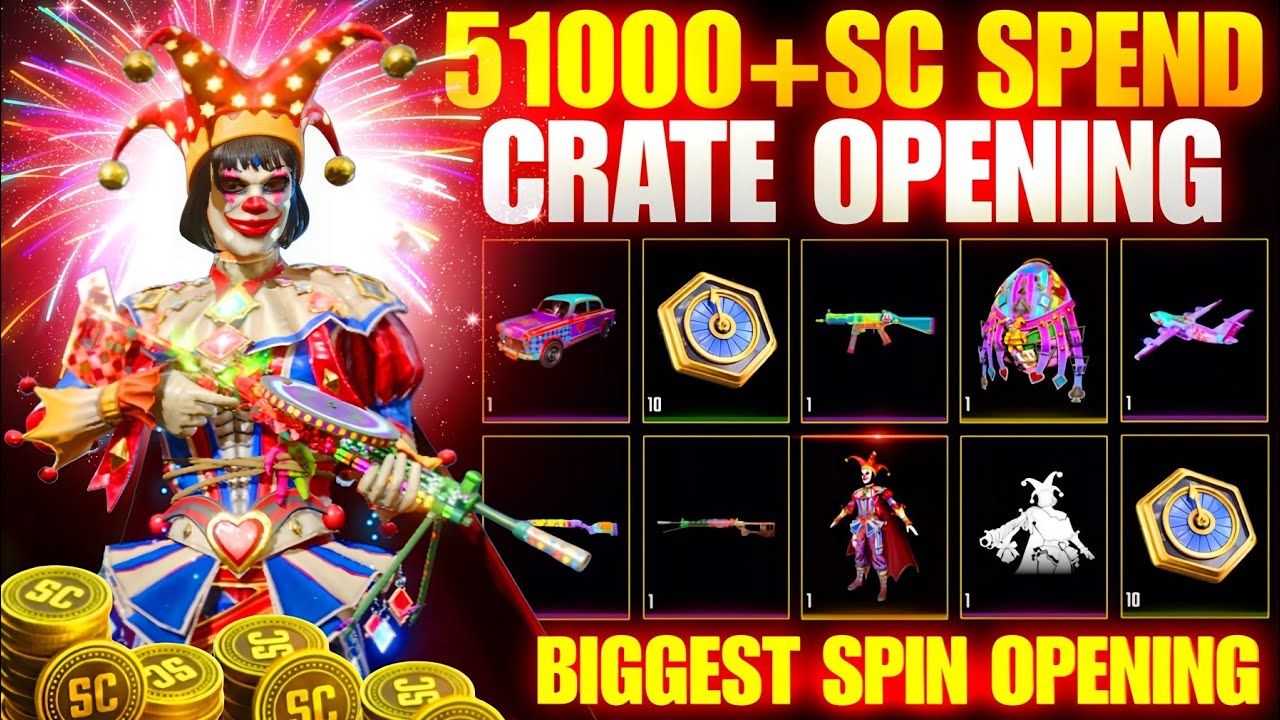 51000+SC 😍 Scarfall 2.0 New Crate Opening | Joker Outfit Crate Opening | Scarfall 2.0 New Update
