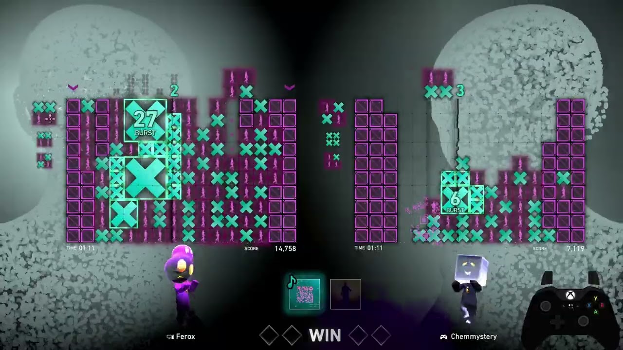 Lumines Arise - Burst Battle vs Chemmystery