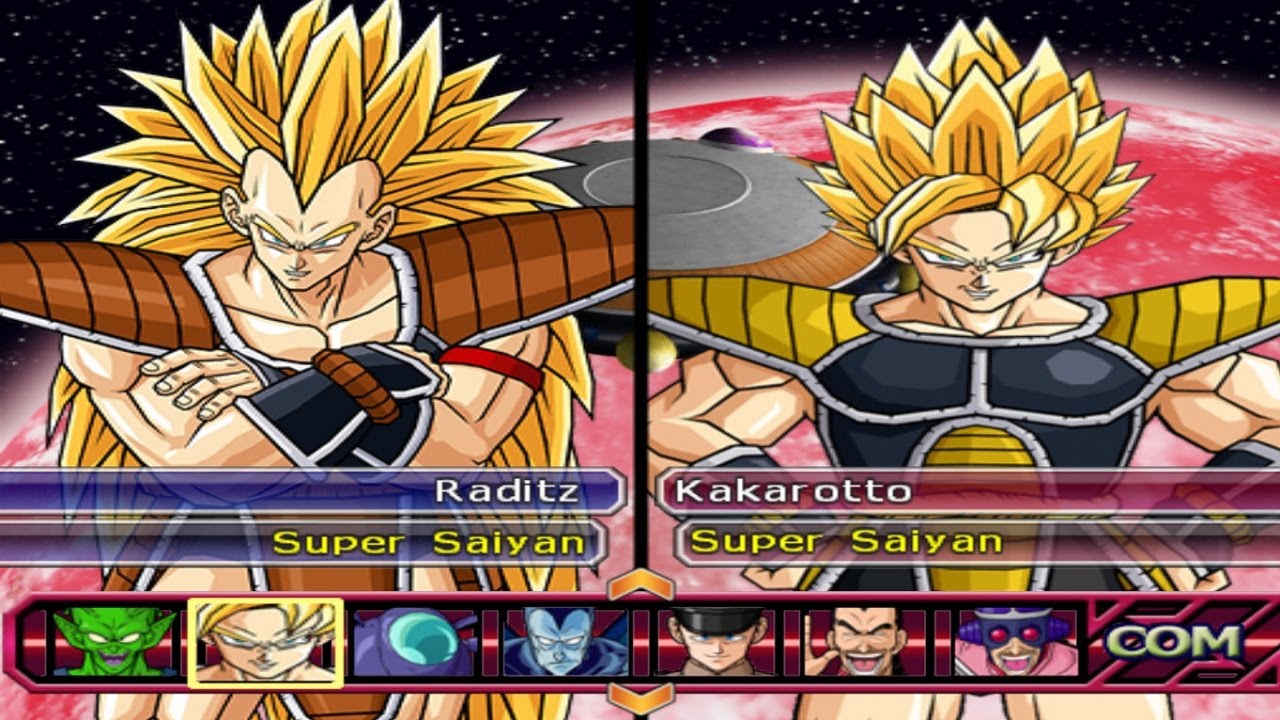 Dragon Ball Z Budokai Tenkaichi 3 - Raditz SSJ VS Kakarotto SSJ Red Potara *Epic Battle (1080p)