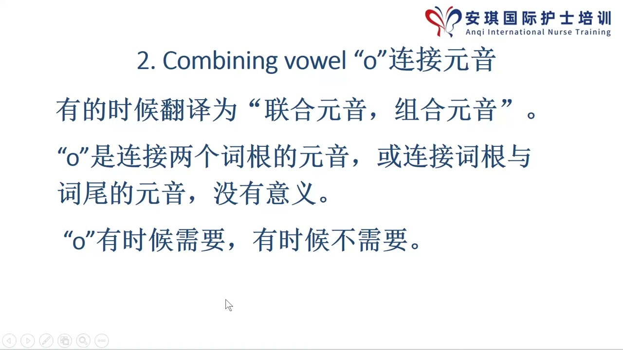 医学术语：构词规律Word Building Rules