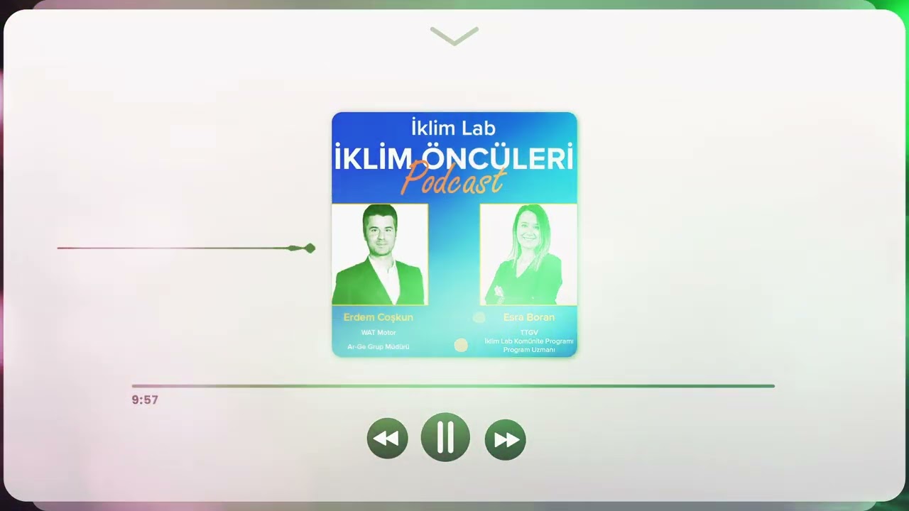 İklim Öncüsü Podcast - Erdem Coşkun -Esra Boran