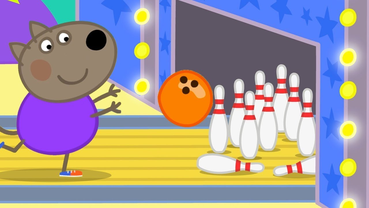Peppa Pig Bowls A Perfect Game 🐷 🎳 Adventures With Peppa Pig |