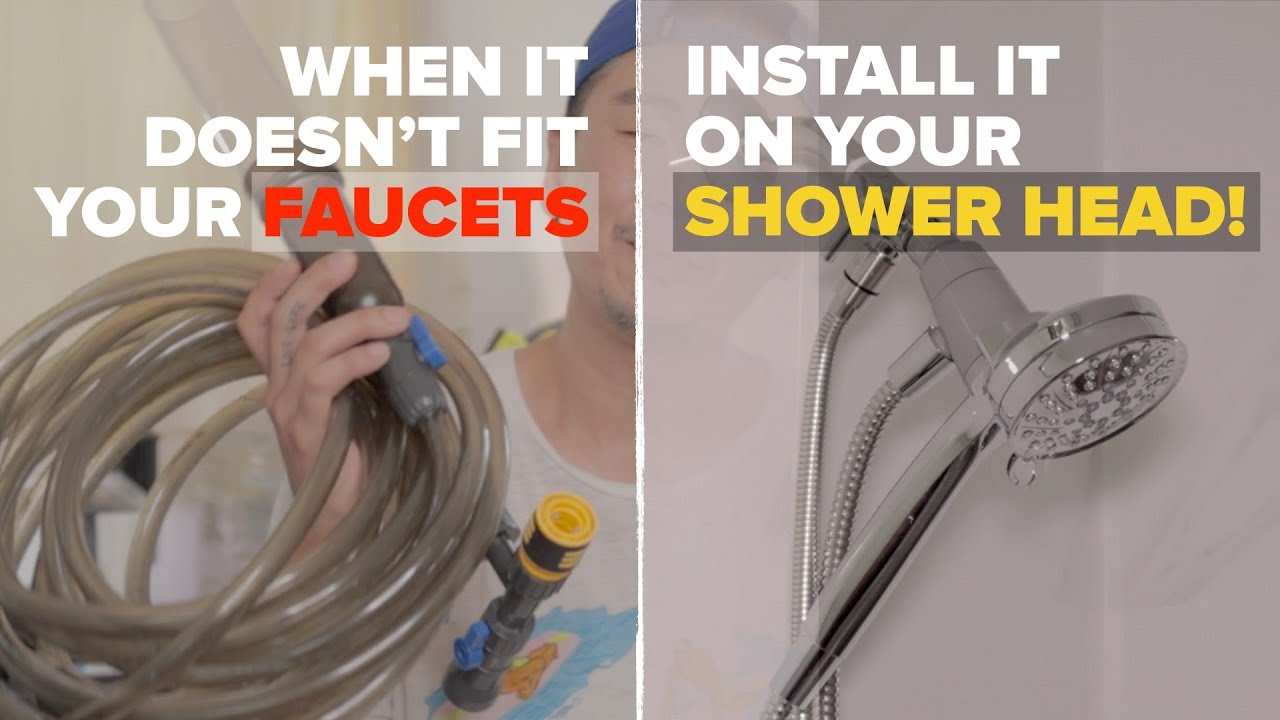 How to Install Python Aqueon Water Changer on Shower Head | Water Changer Won't Fit Faucets