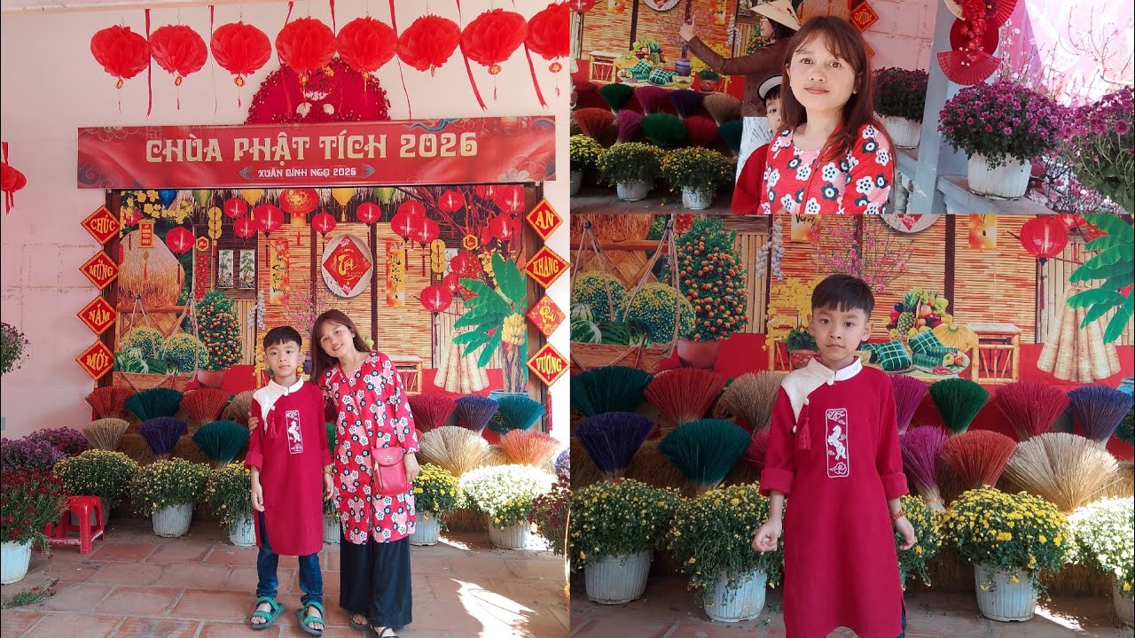 Hội chùa Phật Tích mùng 4 tháng giêng || MẸ TÍ HON 