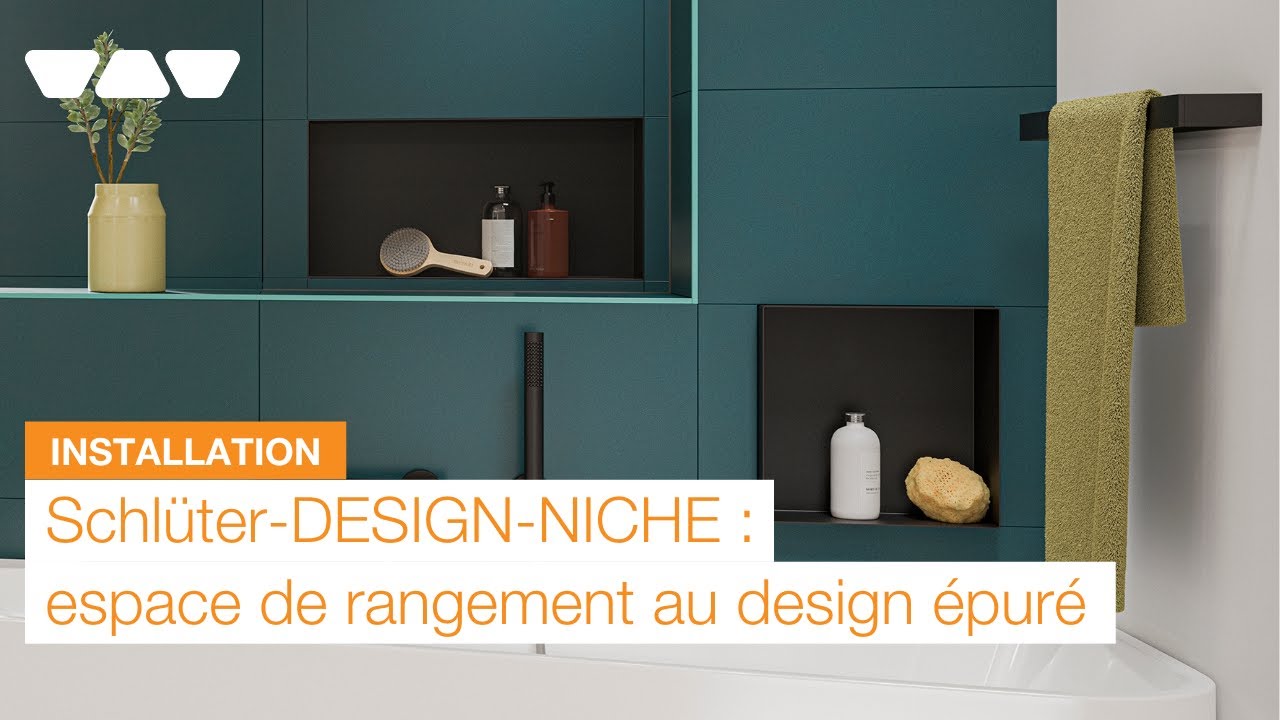 Schlüter-DESIGN-NICHE : Installer des niches tendance et personnalisés | Vidéo d‘installation