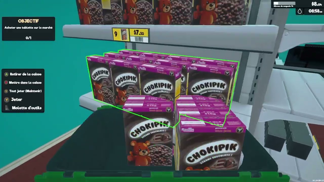 Supermarket Simulator rediff #3- DE L'ARGENT !!!!!!!