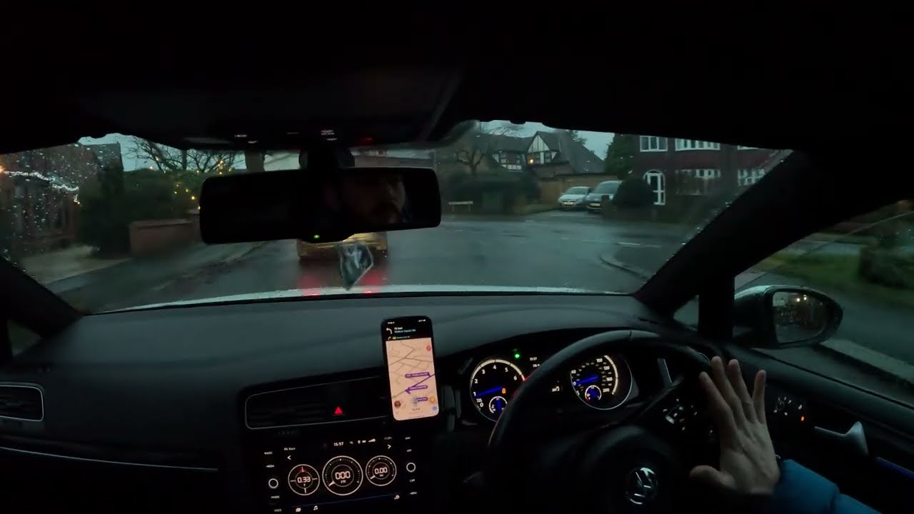 Mk7 Golf R Manual rough street trip @Warrington
