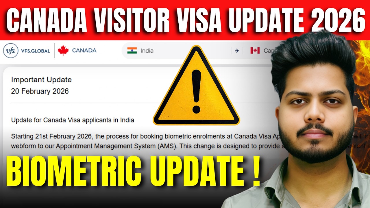 🇨🇦 Big Update! Canada Visa Biometric Rules Changed for India!