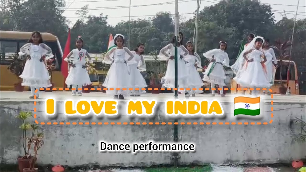 I love my india 🇮🇳. Dance performance on republic day. #republicday #youtube #dance #school #video  