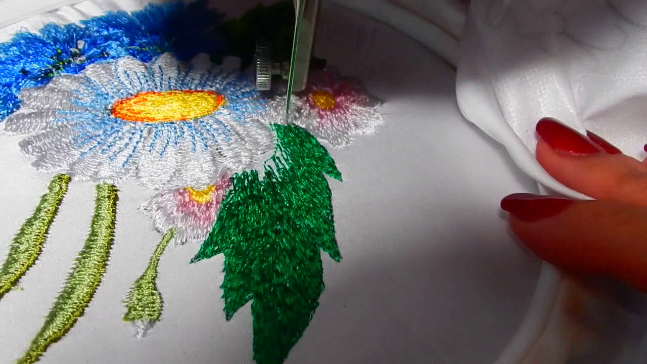Вышивка гладью ОльгаРомнюк Machine embroidery