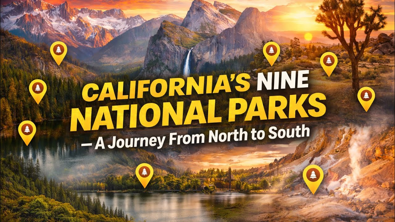 Nine Parks, One State — A Journey From North to South California #nationalparks #california