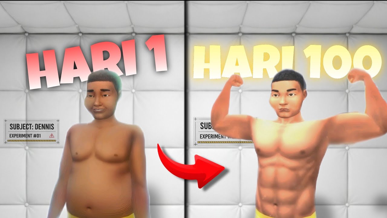 100 Hari Jadi Binaragawan di The Sims 4