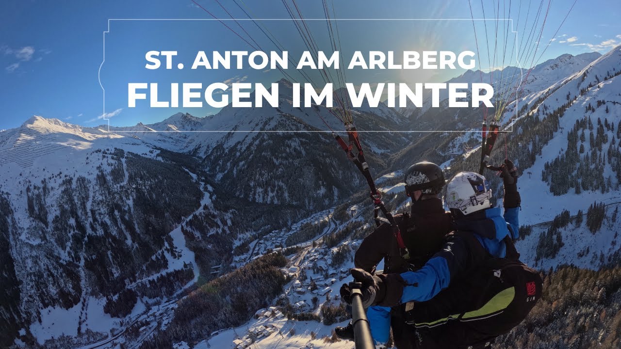 Paragliding in St. Anton am Arlberg. Startplatz Kapall