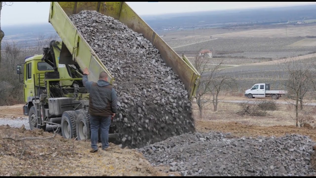 29. murvás út készítése / making gravel road