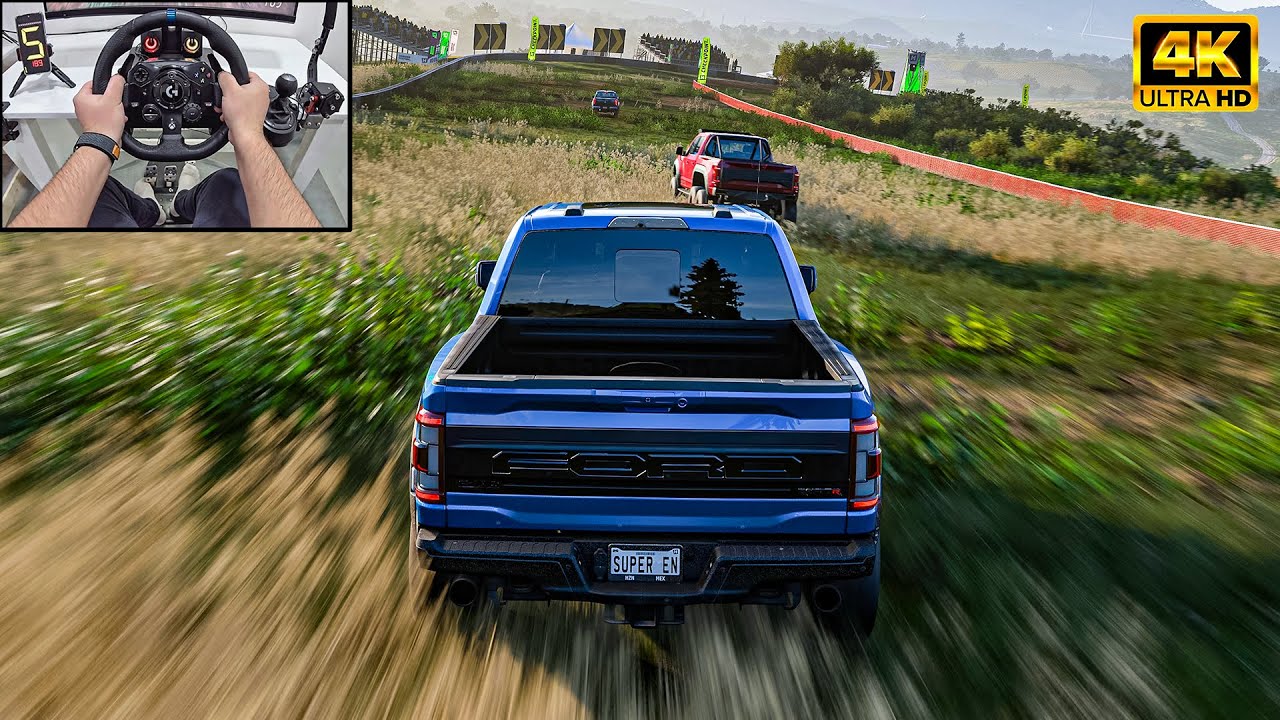 Ford F-150 Raptor R VS PICKUPS & 4X4'S - Forza Horizon 5 | Logitech G923 Steering Wheel