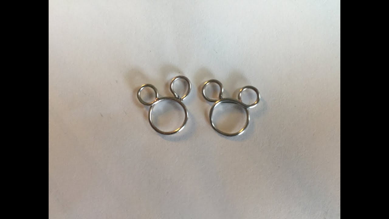 Diy sieraden: Mickey Mouse oorbellen / Mickey Mouse earrings