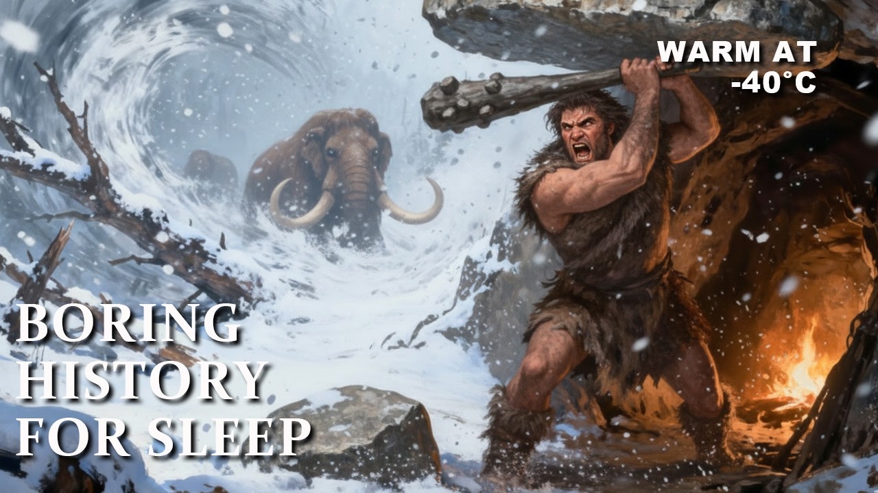 How Cavemen Built The Warmest Homes in the Harshest Winters | Boring History For Sleep