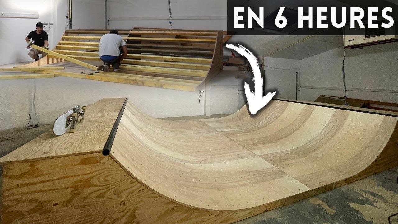 ON CONSTRUIT UNE RAMPE PARFAITE AVEC TECHNICIEN !