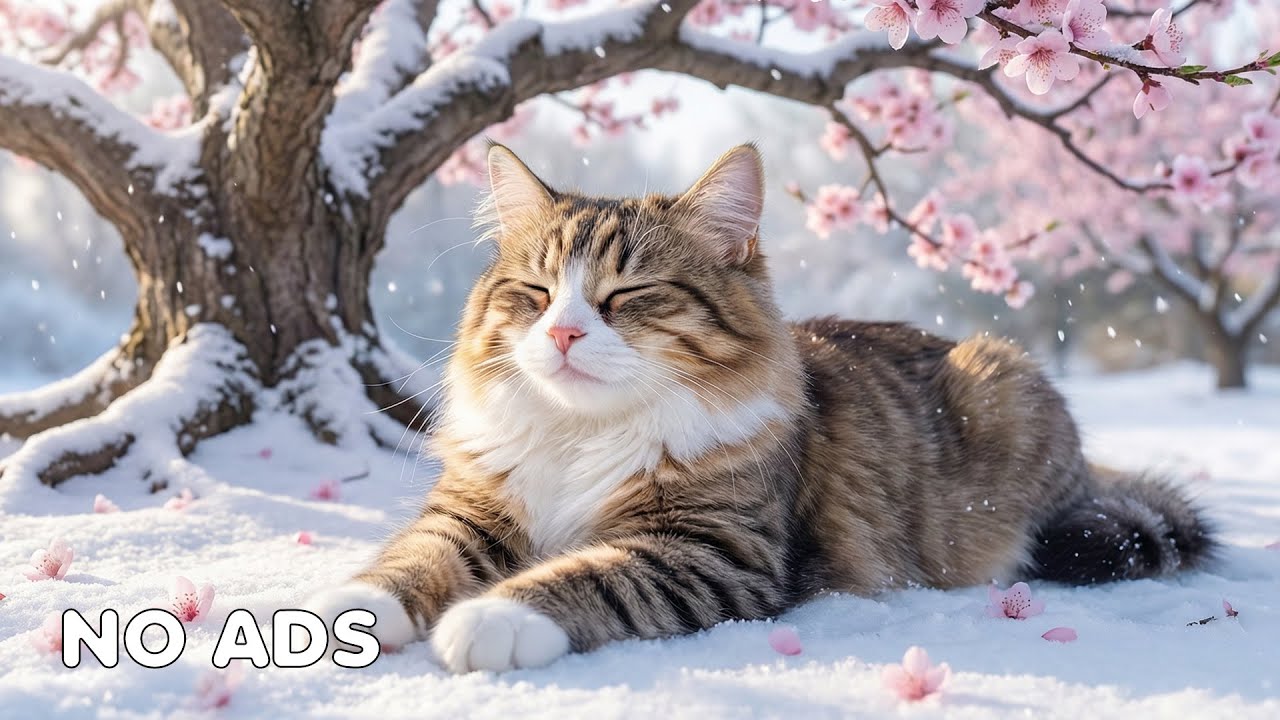 12 часов успокаивающей музыки для кошек 🐈 Атмосферные мелодии без рекламы для снятия стресса 🐾