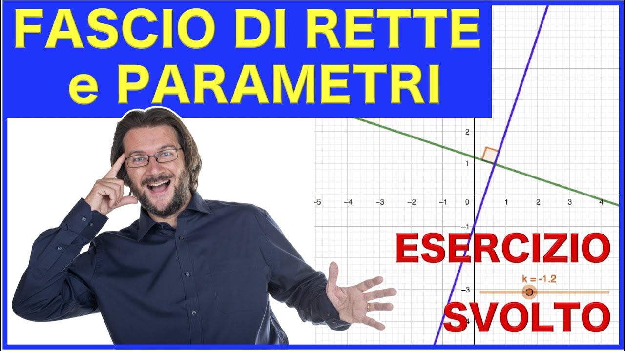Fascio di rette e parametri, esercizio svolto