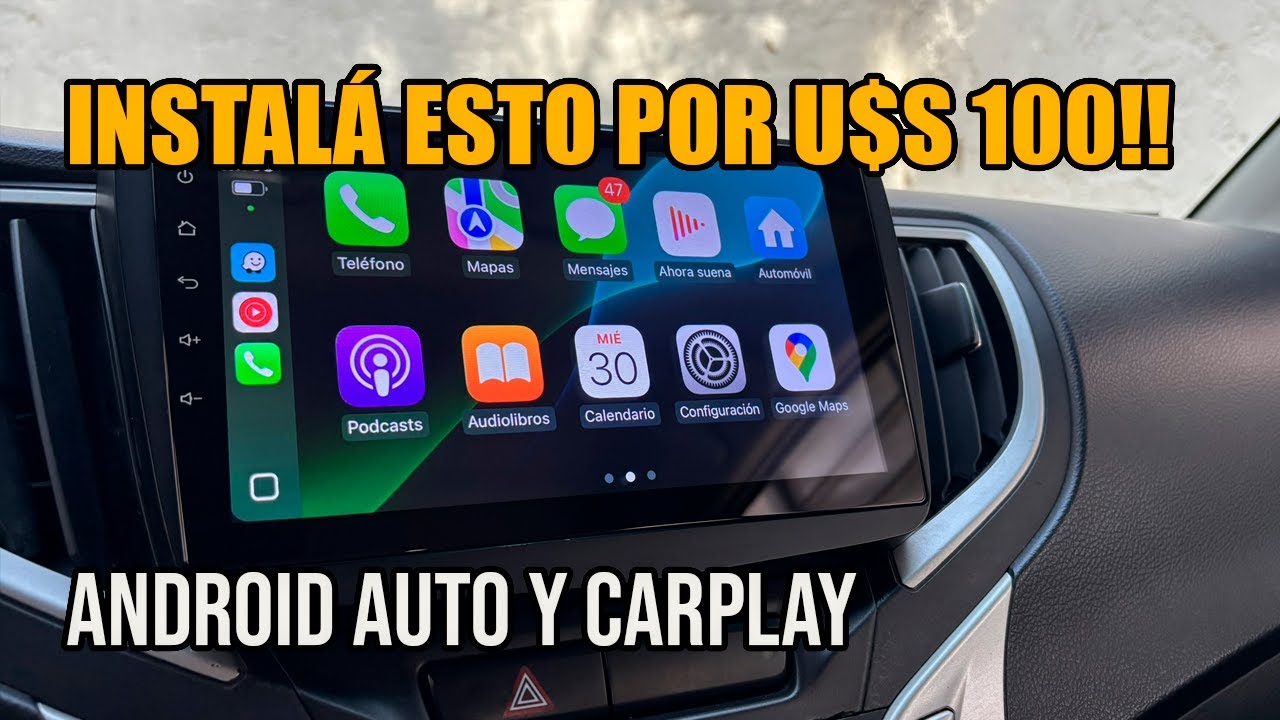 INSTALÁ ESTA RADIO CON ANDROID AUTO Y CARPLAY por U$S100 | Guía fácil y barata