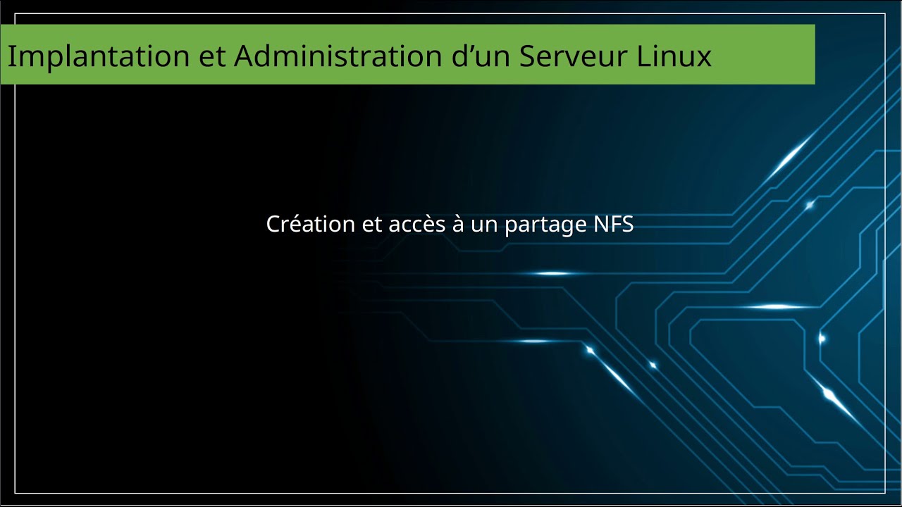 (Linux) Création et accès à un partage NFS