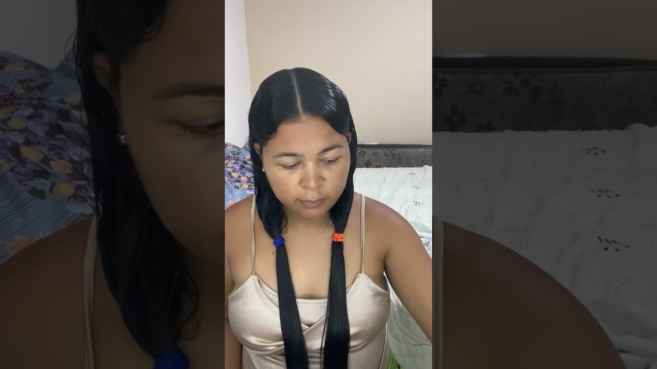 CORTEI MEU CABELO SOZINHA EM CASA 💥 Será que deu certo 😳🥲