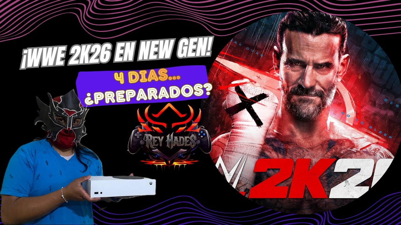 ¿Listos para el 6 de Marzo? Así me preparo para el estreno de WWE 2K26 en Xbox Series X