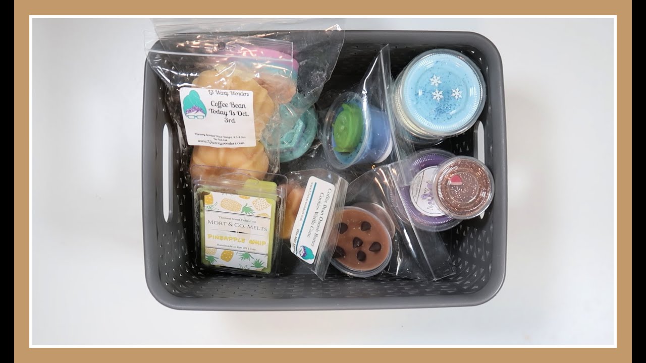 Weekly Wax Melting Basket & Empties #10 | December 2021