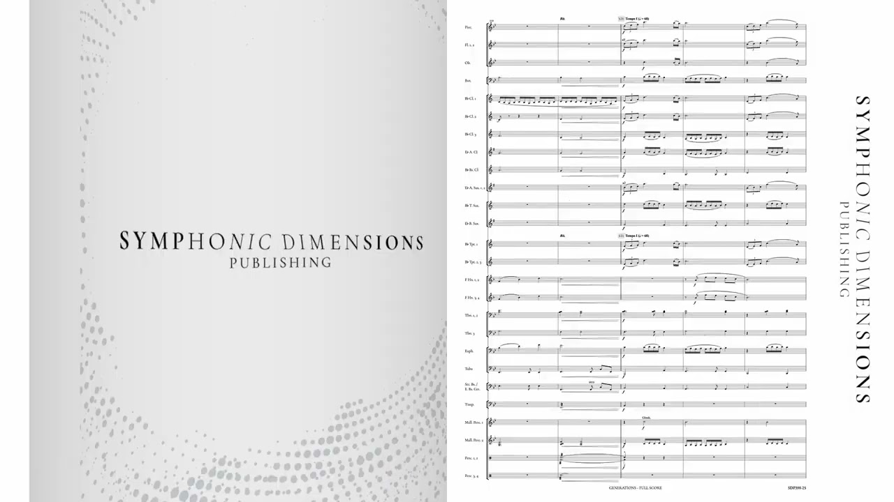 SDP398-25 GENERATIONS (Concert Band) - Otto M. Schwarz