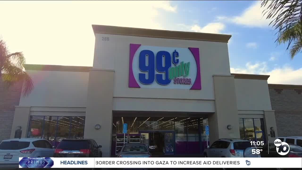 99 Cents Only stores across U.S., in San Diego County set to close