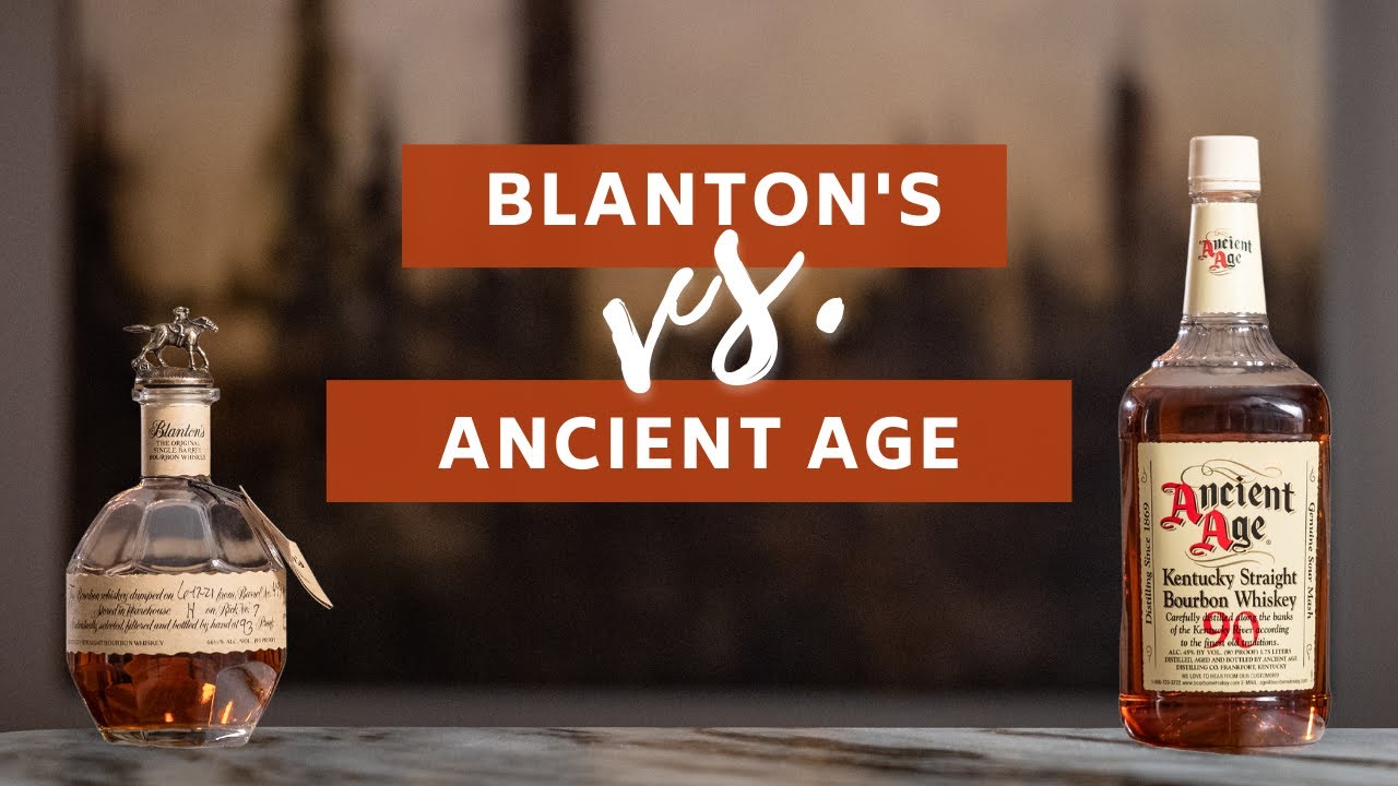 Blanton's Single Barrel vs Ancient Age 90 BLIND COMPARISON | Are These Two THE SAME BOURBON!?