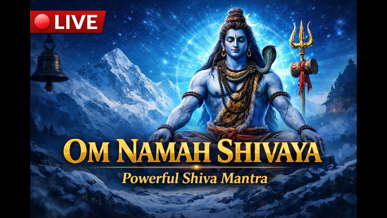 🔴 Live: Om Namah Shivaya Chanting | Lord Shiva Divine Meditation Music