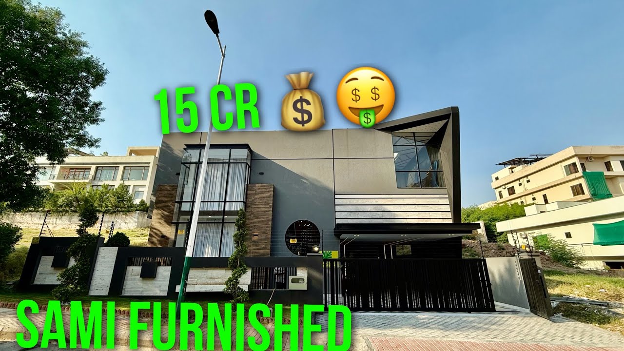 24 Marla Most Beautiful And Designer House Available For Sale In Bahria Town Rawalpindi 