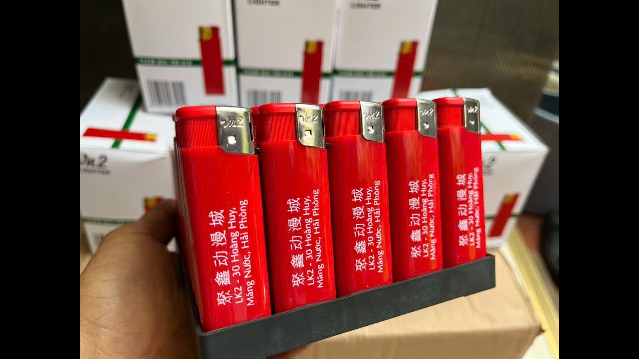 Quà tặng bật lửa in logo