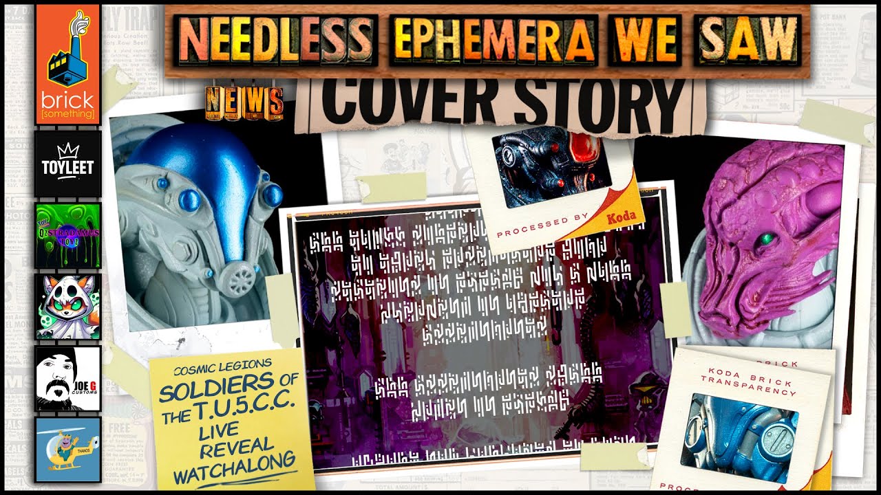 Cosmic Legions: Soldiers of T.U.5.C.C.!!! Brick, Toyleet, Oz, El Spooky Zorro, & Thanos react!!!