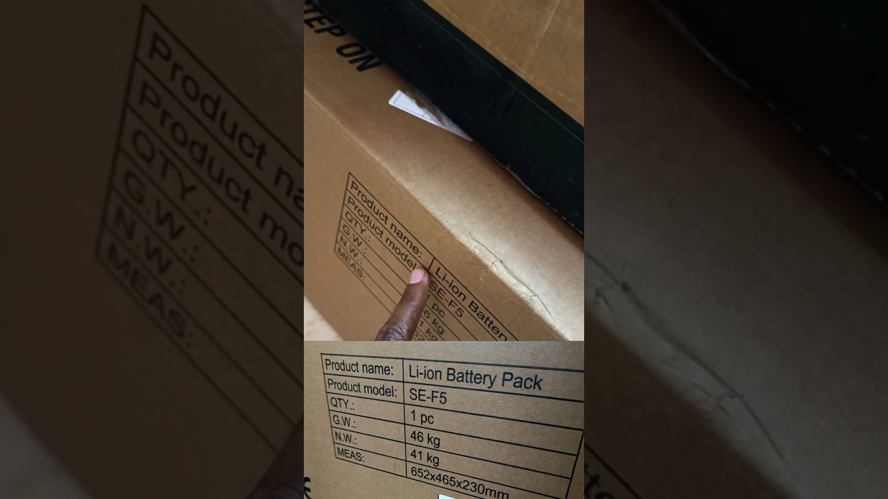 Deye 6kW Inverter and Li-ion Battery Pack Teaser