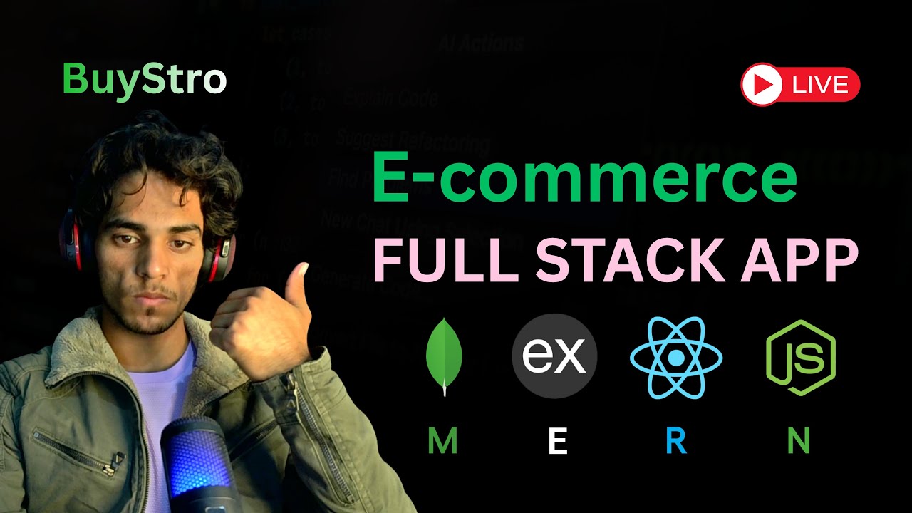 Full-Stack E-commerce Project Build Live | MongoDB | ExpressJS | NodeJS | ReactJS |‪‪‪@codebymahesh‬