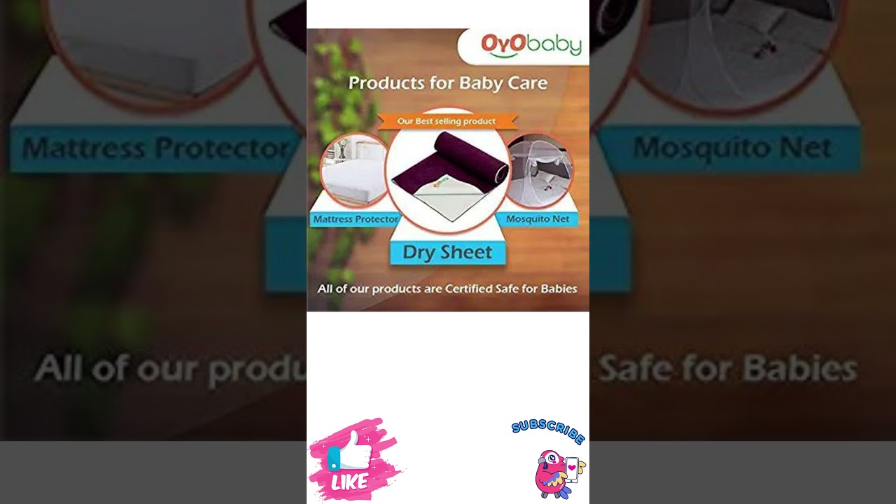 OYO  BABY QUICKLY DRY SUPER SOFT WATERPROOF AND REUSABLE MATTRESS PROJECTOR, SMALL, PLUM 5%off